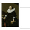 Portrait of Geertruyd Reael, Wife of Philips Denijs by Huygh Pietersz Voskuyl