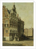 The town hall the Hague, The Netherlands by Johannes Christiaan Karel Klinkenberg