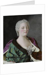 Maria Theresia van Oostenrijk, Archduchess of Austria, Queen of Hungary and Bohemia, and Roman - German Empress by Jean-Etienne Liotard