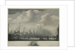 Manning the Fleet in the Harbor of Flushing, 1804, Engel Hoogerheyden by Jacob Schwartzenbach