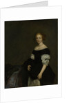 Portrait of Aletta Pancras, Wife of François de Vicq by Gerard ter Borch II