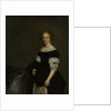 Portrait of Aletta Pancras, Wife of François de Vicq by Gerard ter Borch II