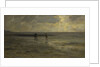 Beach at night by Jacob Maris