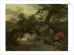 The Sleeping Shepherd by Jan van der Meer II