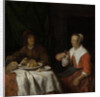 Man and Woman at a Meal by Gabriël Metsu
