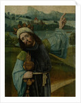 King Melchior, one of the Three Magi, Pointing at the Star, fragment from An Adoration of the Magi by Anonymous
