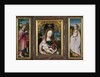 Triptych with Virgin and Child, Saint John the Evangelist (left wing) and Mary Magdalene (right wing) by Jan Provoost