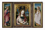 Triptych with Virgin and Child, Saint John the Evangelist (left wing) and Mary Magdalene (right wing) by Jan Provoost