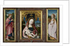 Triptych with Virgin and Child, Saint John the Evangelist (left wing) and Mary Magdalene (right wing) by Jan Provoost