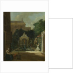 An Amsterdam Canal House Garden, The Netherlands by Cornelis Troost