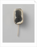 Broche met silhouet, Portrait of a woman by Anonymous