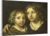 A daughter and a son (Constantijn?) of the artist by Caspar Netscher
