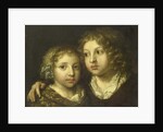 A daughter and a son (Constantijn?) of the artist by Caspar Netscher