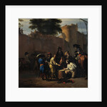 Dice Game at the Gallows by Jan van Huchtenburg