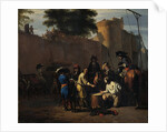 Dice Game at the Gallows by Jan van Huchtenburg