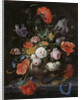 Still Life with Flowers and a Watch by Abraham Mignon