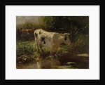 Cow beside a Ditch by Willem Maris