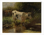 Cow beside a Ditch by Willem Maris
