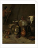 Still life in a stable by Hendrik Potuyl