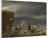 Winter Landscape near a Town by Nicolaes Pietersz. Berchem