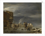 Winter Landscape near a Town by Nicolaes Pietersz. Berchem