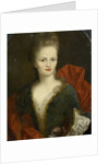 Anna Margaretha van Petcum. Wife of Johan Arnold Zoutman by Johan van Diest