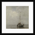 Bluff-bowed Fishing Boat on the Beach at Scheveningen by Jacob Maris
