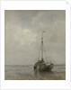 Bluff-bowed Fishing Boat on the Beach at Scheveningen by Jacob Maris