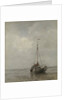 Bluff-bowed Fishing Boat on the Beach at Scheveningen by Jacob Maris