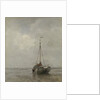 Bluff-bowed Fishing Boat on the Beach at Scheveningen by Jacob Maris