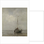 Bluff-bowed Fishing Boat on the Beach at Scheveningen by Jacob Maris