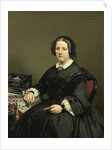 Wilhelmina Margaretha van den Bosch. Wife of Gerard Johan Verloren van Themaat by Johan Heinrich Neuman