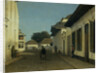 A street in the old part of Batavia Jakarta Indonesia by Jan Weissenbruch