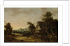 Hilly Landscape with Peasant Cottage by Cornelis van Zwieten
