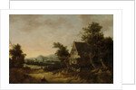 Hilly Landscape with Peasant Cottage by Cornelis van Zwieten