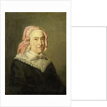 Portrait of Sientje Nijkerk-Servaas at 90 years old, 1857 by Jozef Israëls