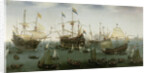 The Return to Amsterdam of the Second Expedition to the East Indies by Hendrik Cornelisz. Vroom
