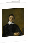 Portrait of a Man, possibly a Preacher by Frans Hals