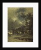 Village by night by Jules Dupré
