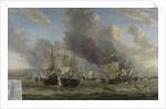 The Battle of Livorno by Reinier Nooms