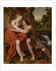 Venus and Adonis by Josse de Pape