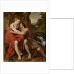 Venus and Adonis by Josse de Pape