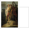 Young Man with Bow and large Quiver and his Companion with a Shield, formerly entitled Telemachus and Mentor by Giovanni Battista Tiepolo