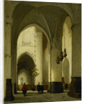 Interior of the Great or St. Bavo Church in Haarlem, The Netherlands by Johannes Bosboom