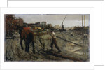Building site in Amsterdam, The Netherlands by George Hendrik Breitner
