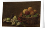 Still life with fruit by Henri Fantin-Latour
