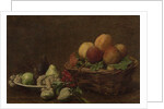 Still life with fruit by Henri Fantin-Latour