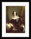 Portrait of Dieuwke Fontein, second Wife of Adriaan van der Hoop by Jan Adam Kruseman