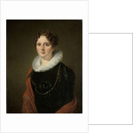 Portrait of Marie Allebé-Herckenrath, Grandmother of the Painter August Allebé by Cornelis Kruseman