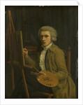 Portrait of a Painter, probably the Artist himself by Willem Uppink
